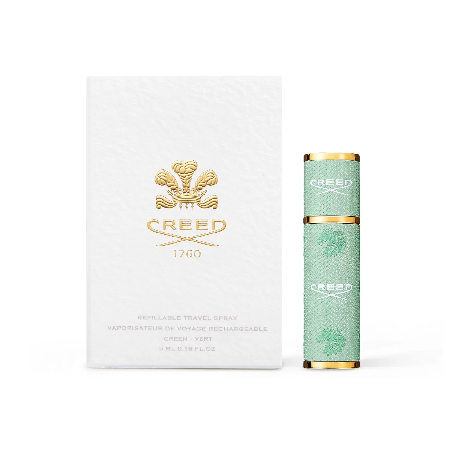 Refillable Green Travel Perfume Atomiser 5ml - Image 5